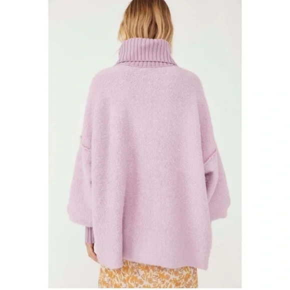 M 🔖 FREE PEOPLE Milo Pullover / Moonlit Orchid Purple - Picture 4 of 11